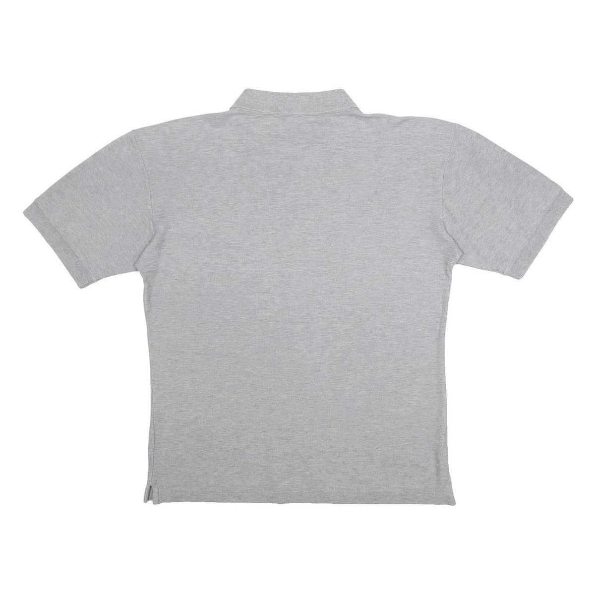 FILA Mens Grey Short Sleeve Plain S Cotton Polo Shirt Classic Comfort Casual