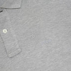 FILA Mens Grey Short Sleeve Plain S Cotton Polo Shirt Classic Comfort Casual