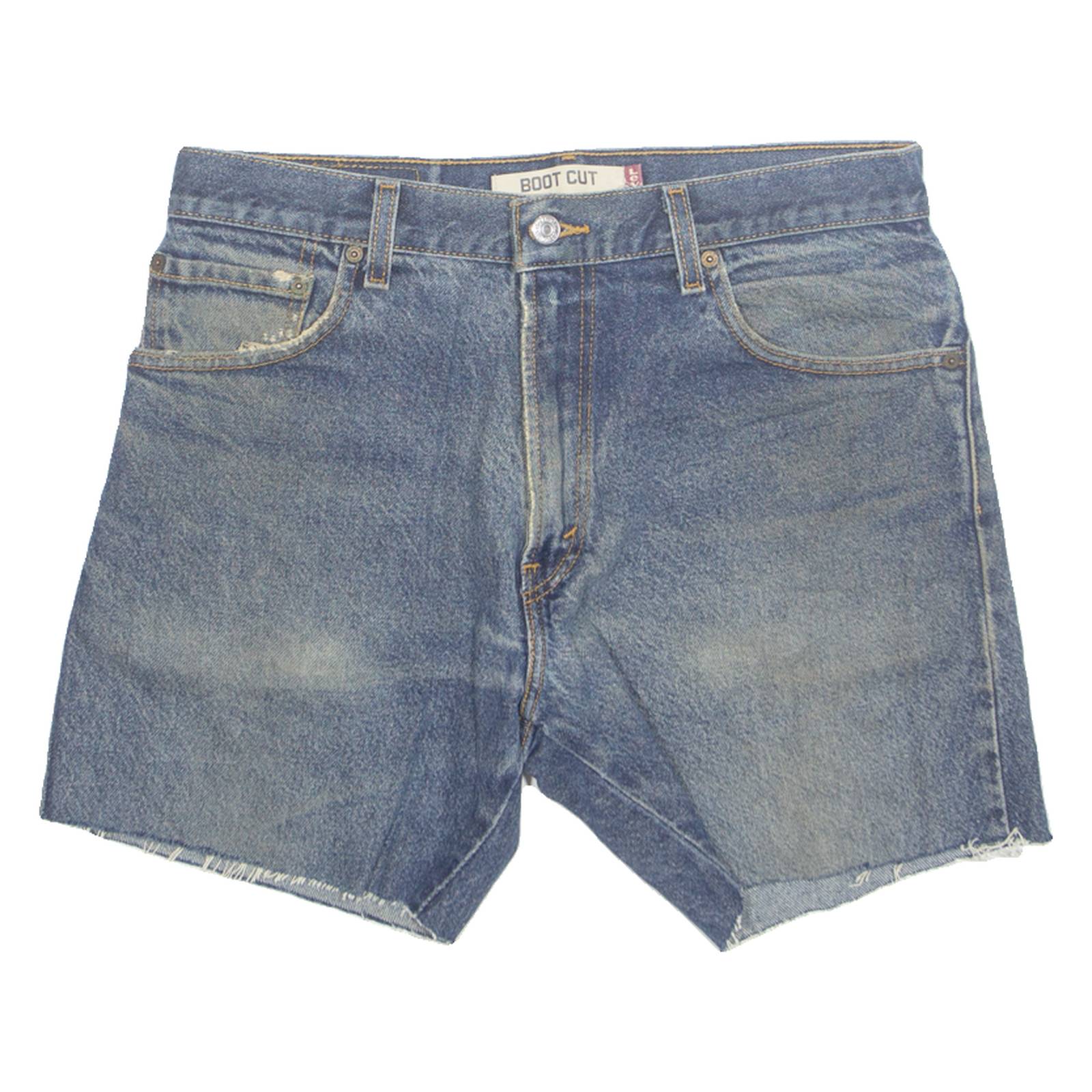 LEVI'S Cut Off 517 Mens Denim Shorts Blue M W34