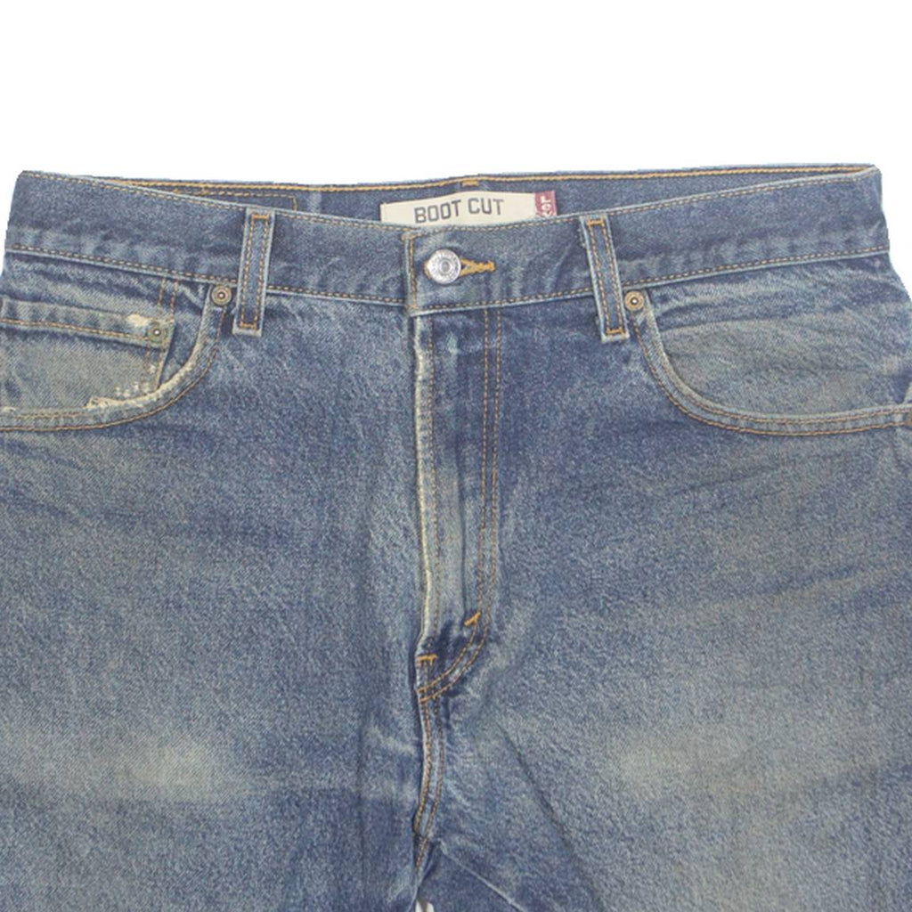 LEVI'S Cut Off 517 Mens Denim Shorts Blue M W34