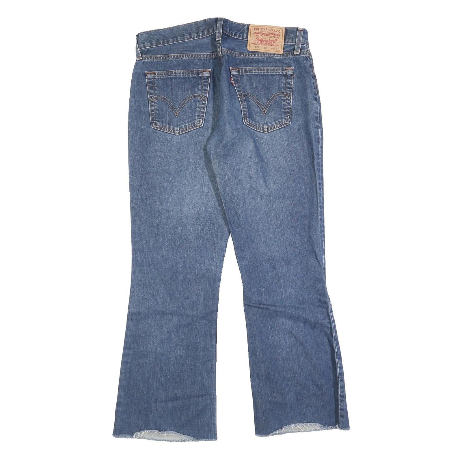 LEVI'S 529 03 Mens Regular Fit Bootcut Denim Light W30 L27 Cotton Blend Jeans