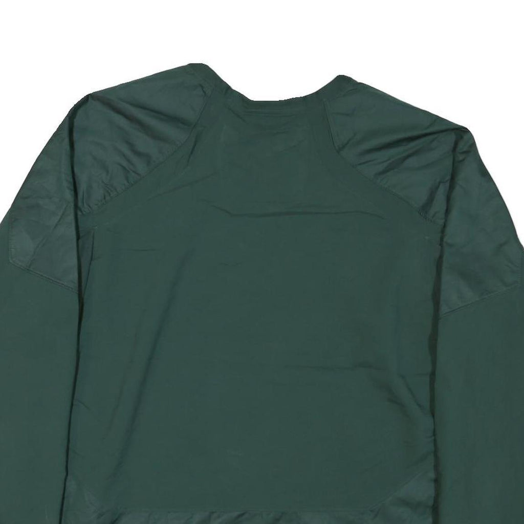 NIKE Mens Green Jacket XL Nylon Plain Sportswear Michigan State Spartans