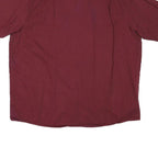 WRANGLER Mens Maroon Shirt XL Cotton Blend Button Front Casual Summer