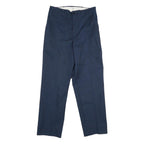 RED KAP Mens Polyester Blend Navy Regular Straight Trousers W30 L31 Workwear