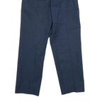 RED KAP Mens Polyester Blend Navy Regular Straight Trousers W30 L31 Workwear