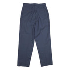 RED KAP Mens Polyester Blend Navy Regular Straight Trousers W30 L31 Workwear