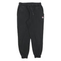 FILA Womens Joggers Black S W28 L26 Regular Fit Tapered Leg Cotton Blend