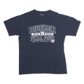 CHAMPION Mens Navy Blue Butler 2010 NCAA Final Four Graphic T-Shirt L Short