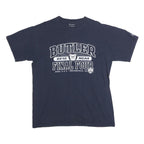CHAMPION Mens Navy Blue Butler 2010 NCAA Final Four Graphic T-Shirt L Short