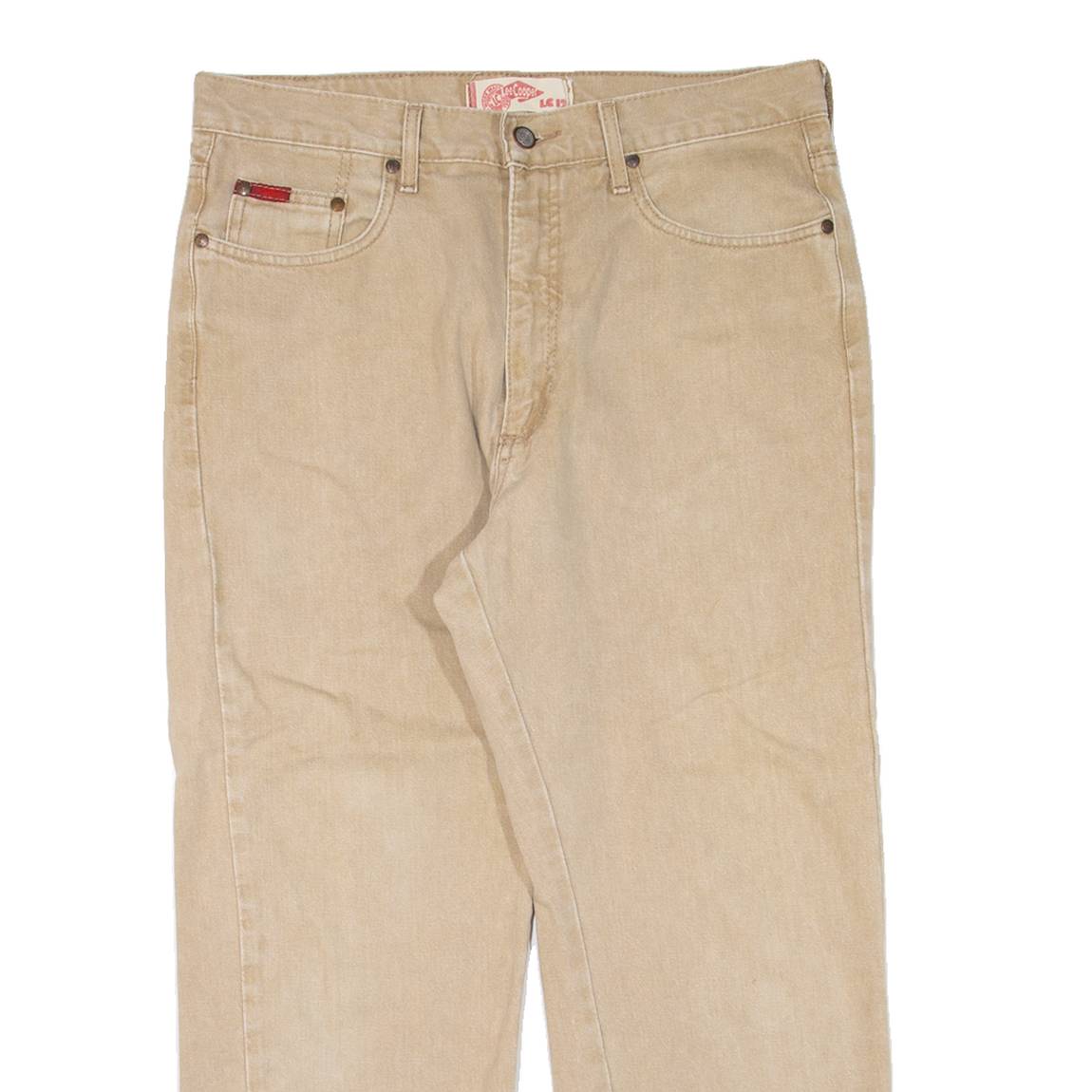LEE COOPER Mens Trousers Beige Regular Straight W32 L24