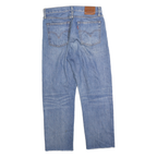 LEVI'S Womens Regular Blue Denim Straight Stone Wash W26 L27 Button Jeans