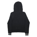 ABERCROMBIE & FITCH Womens Black Hoodie L Cotton Blend Pullover Casual