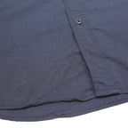 CARHARTT Mens Blue Workwear Long Sleeve Shirt L Button Collar Durable Polyester
