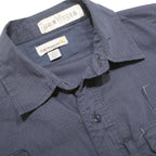 CARHARTT Mens Blue Workwear Long Sleeve Shirt L Button Collar Durable Polyester