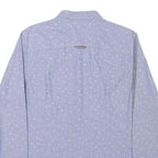 TOMMY HILFIGER Mens Blue Shirt M Button-Down Cotton Blend Casual Smart Semi