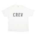 HANES Mens White Crew Graphic T-Shirt XL Short Sleeve Crew Neck Cotton Top