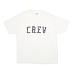 HANES Mens White Crew Graphic T-Shirt XL Short Sleeve Crew Neck Cotton Top