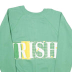 COLLEGIATE PACIFIC Mens Green & Yellow Crew Neck XL Sweatshirt Cotton Blend