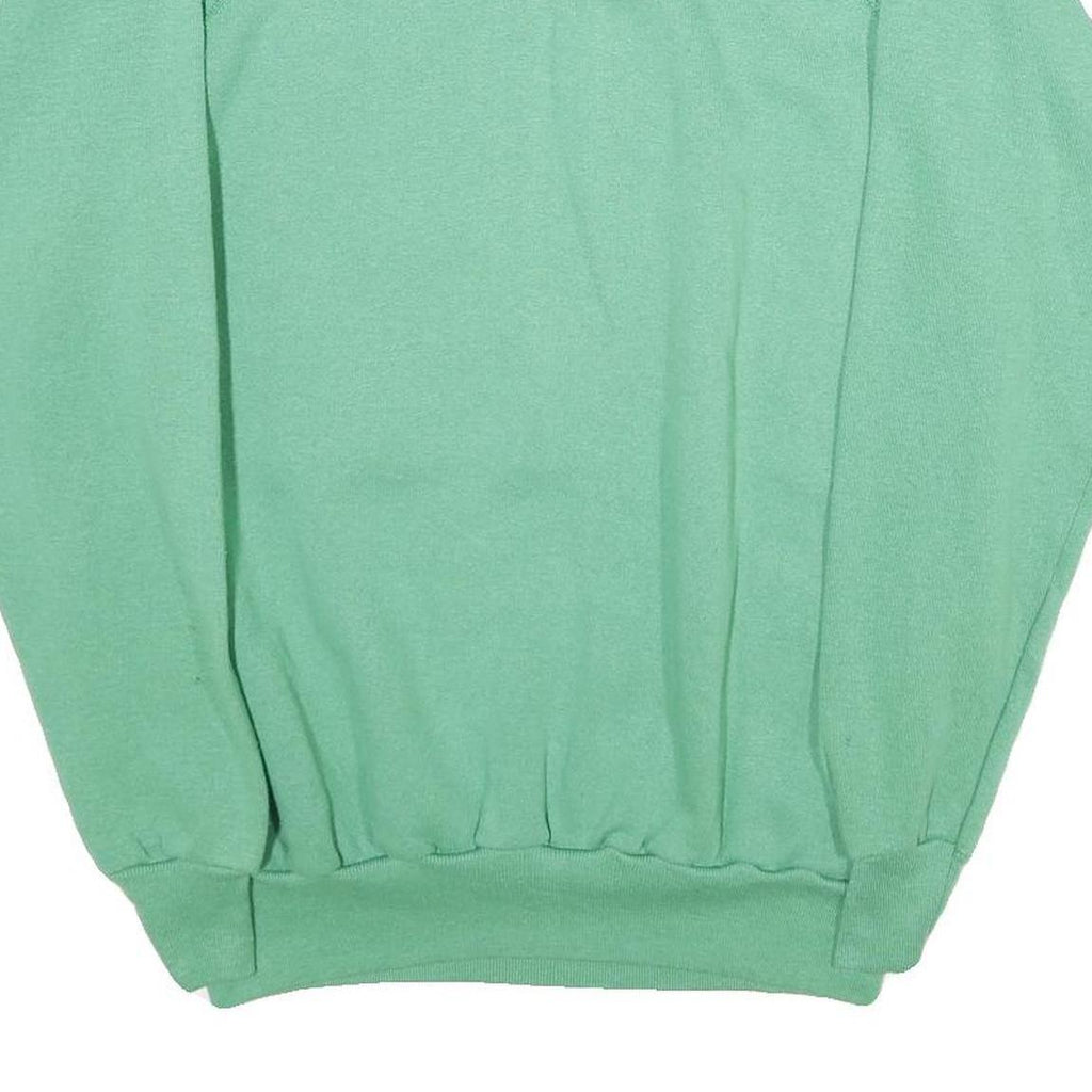 COLLEGIATE PACIFIC Mens Green & Yellow Crew Neck XL Sweatshirt Cotton Blend