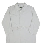 WESTBURY Mens White Classic Long Sleeve Button Cotton Blend Jacket L Plain