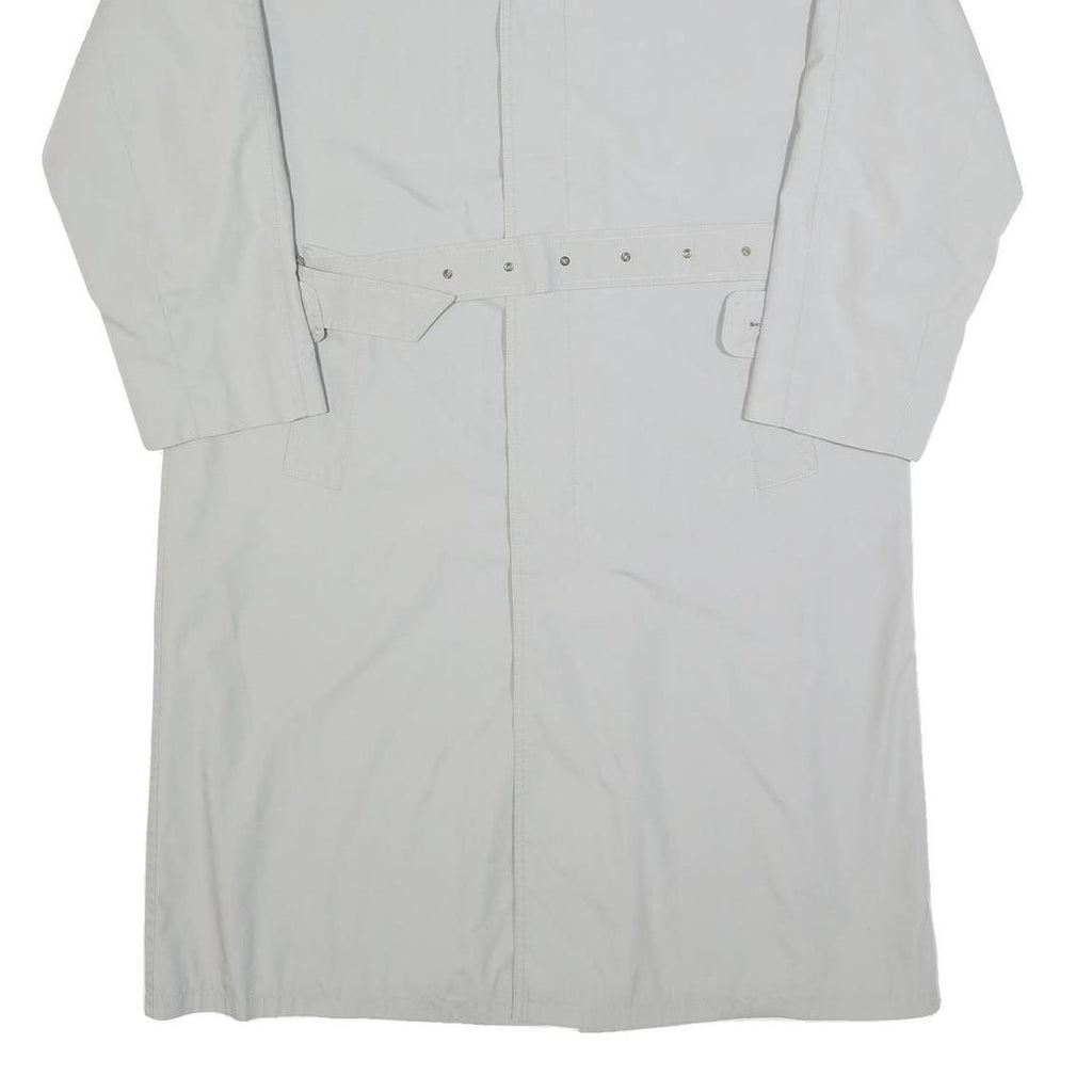 WESTBURY Mens White Classic Long Sleeve Button Cotton Blend Jacket L Plain