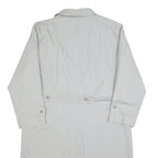 WESTBURY Mens White Classic Long Sleeve Button Cotton Blend Jacket L Plain