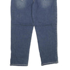 STYLE & CO Womens Blue Regular Straight Denim Medium W28 L24 Stylish Embroidered