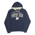 CAMPUS HERTITAGE Mens Navy Cotton Hoodie M Notre Dame Fightin' Irish Pullover