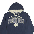 CAMPUS HERTITAGE Mens Navy Cotton Hoodie M Notre Dame Fightin' Irish Pullover