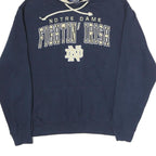 CAMPUS HERTITAGE Mens Navy Cotton Hoodie M Notre Dame Fightin' Irish Pullover