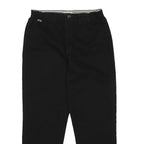 LEE Womens Black Relaxed Straight Denim Good Condition W32 L28 Zip Cotton Blend