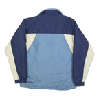 COLUMBIA Womens Blue & Cream Colourblock Polyester Blend Jacket L Outdoor