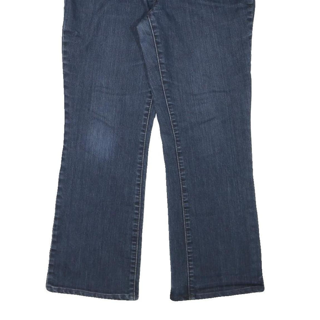 DKNY Womens Jeans Blue Regular Bootcut Denim Medium W31 L25 Zip Closure