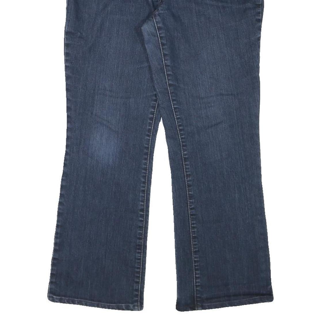 DKNY Womens Jeans Blue Regular Bootcut Denim Medium W31 L25 Zip Closure