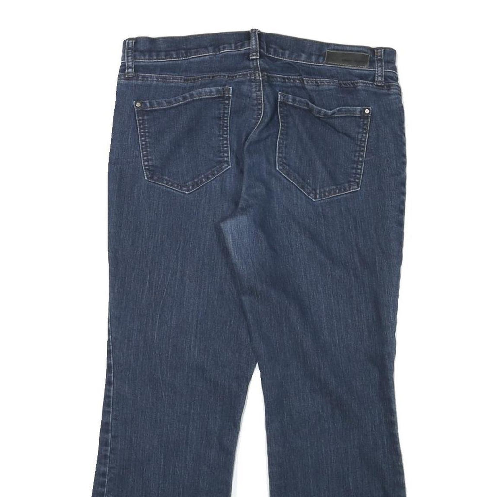 DKNY Womens Jeans Blue Regular Bootcut Denim Medium W31 L25 Zip Closure