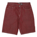 RED APE Mens Casual Red Shorts XL W38 Polyester Blend Relaxed Fit Button Closure