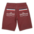 RED APE Mens Casual Red Shorts XL W38 Polyester Blend Relaxed Fit Button Closure