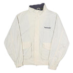 TIMBERLAND Mens Cream Jacket M Polyester Zip Plain Outdoor Casual