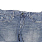 ANA Womens Denim Blue Casual Shorts XL W34 Button Closure Stylish
