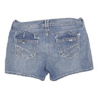 ANA Womens Denim Blue Casual Shorts XL W34 Button Closure Stylish