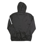 PUMA Mens Black Hoodie Zip Jacket S Polyester Plain Sports Casual Lightweight