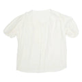 Womens Top Cream V-Neck L