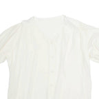 Womens Top Cream V-Neck L