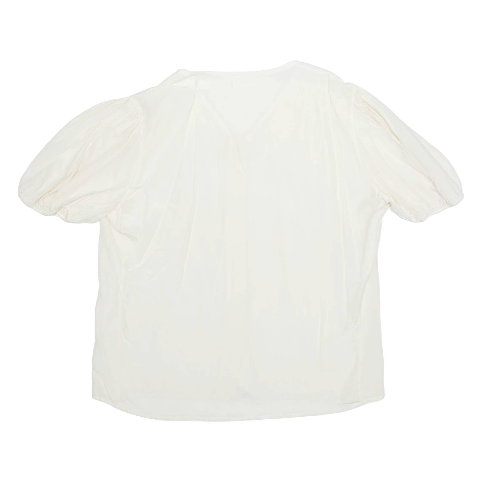 Womens Top Cream V-Neck L