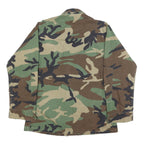 PROPPER INTERNATIONAL INC Mens Green Camouflage Cotton Blend Button Jacket M