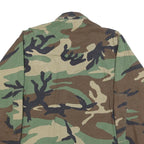 PROPPER INTERNATIONAL INC Mens Green Camouflage Cotton Blend Button Jacket M