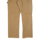DICKIES Mens Cotton Blend Beige Regular Straight Trousers W36 L32 Workwear