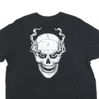 WWE Mens Black Chicago 3:16 Graphic T-Shirt 2XL Short Sleeve Crew Neck Skull