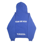RUSSELL ATHLETIC Mens Blue Choose Your Path Graphic Pullover Hoodie S
