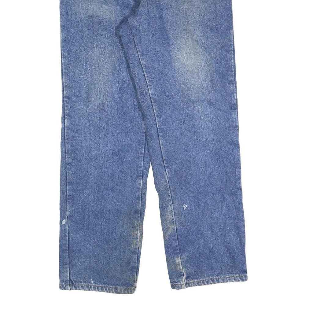 DICKIES Mens Jeans Blue Regular Straight Denim W32 L30 Classic Style Workwear